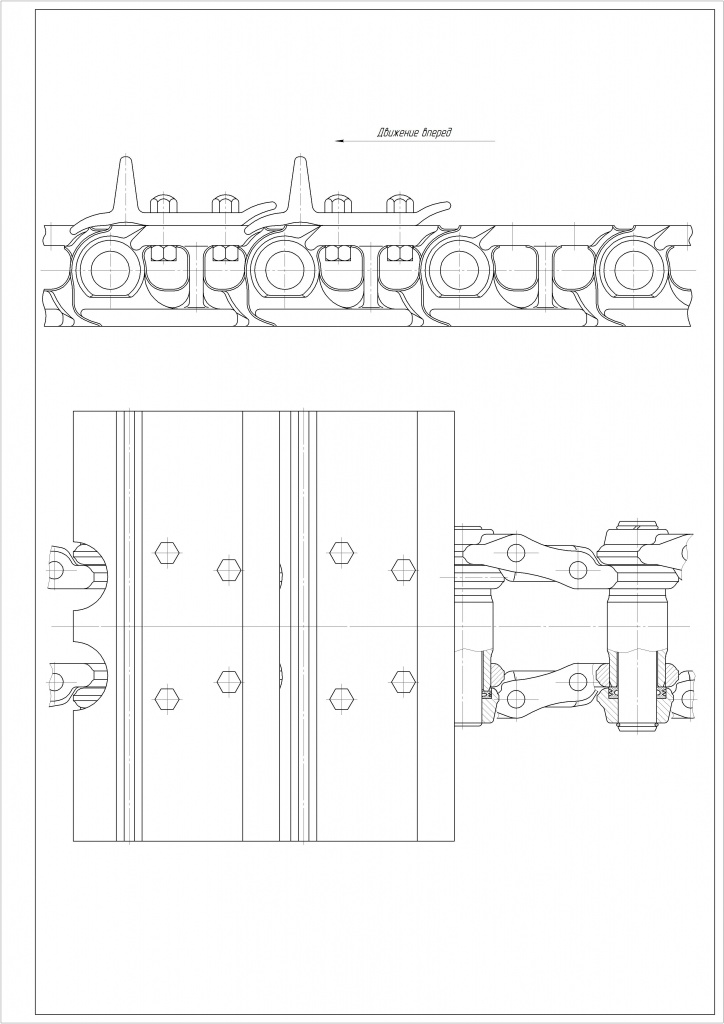 Гусеница Shantui SD-16 Гусеница Shantui SD-16